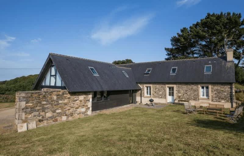 Large Farmhouse With Garden And Sea View For 8 People Locquenole Kültér fotó