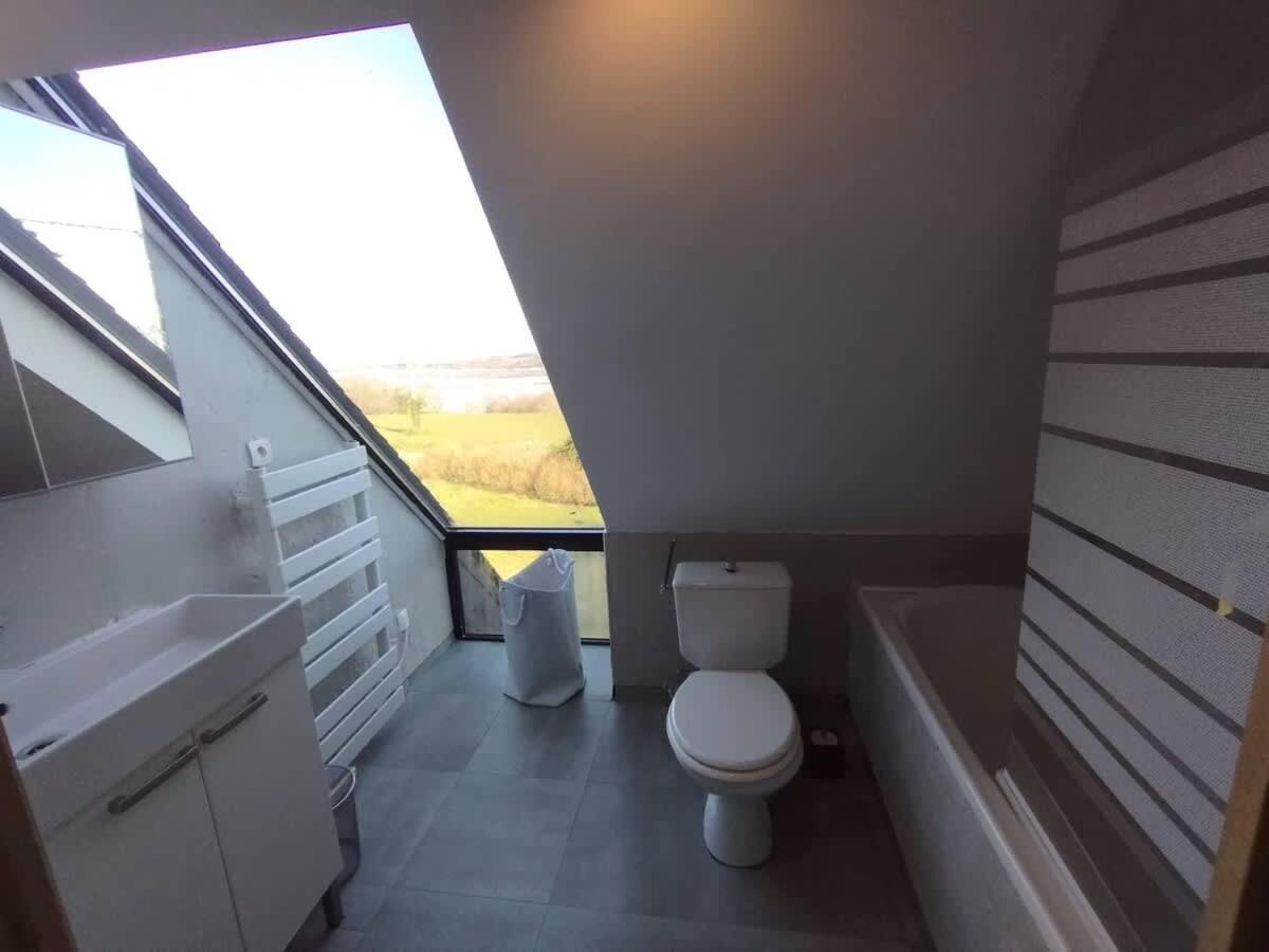 Large Farmhouse With Garden And Sea View For 8 People Locquenole Kültér fotó