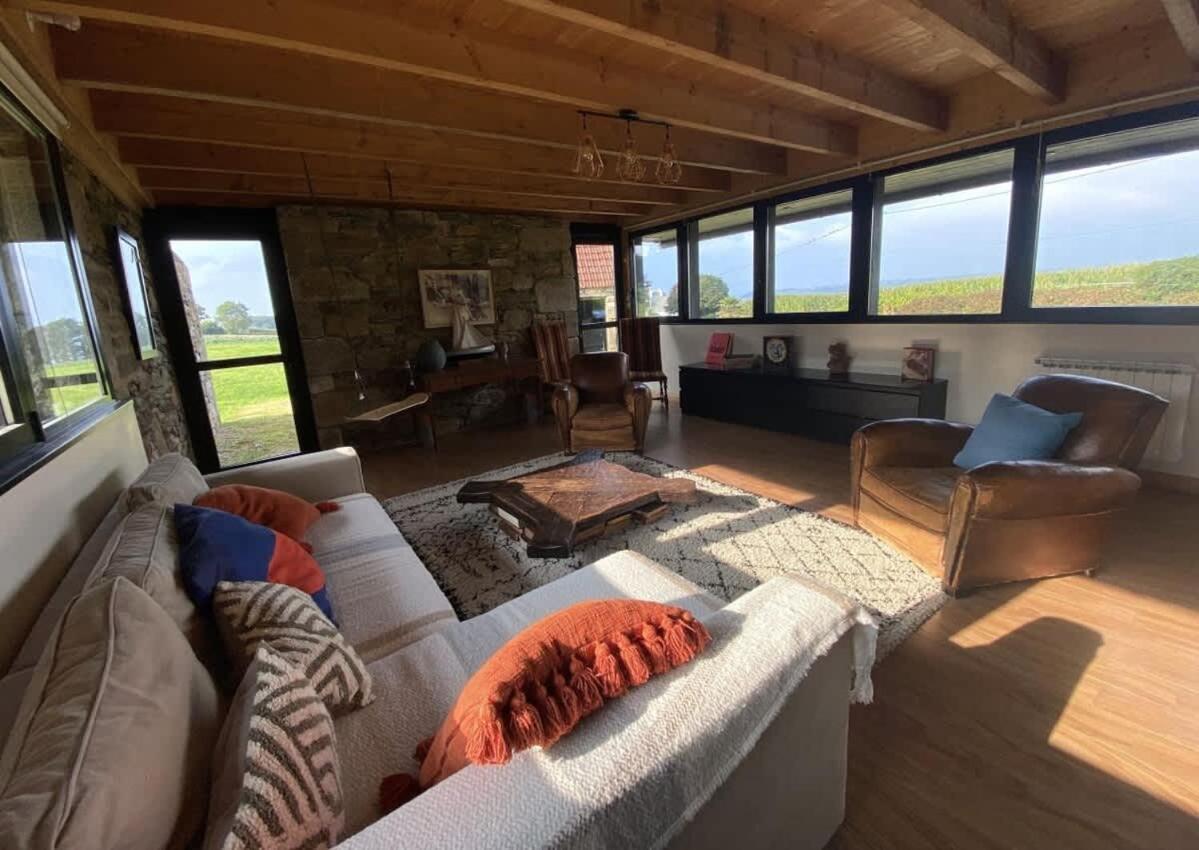 Large Farmhouse With Garden And Sea View For 8 People Locquenole Kültér fotó